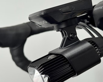 GoPro mount for Lezyne Deca 1200 StVZO, Lezyne light mount Aero Cockpit, Lezyne accessories