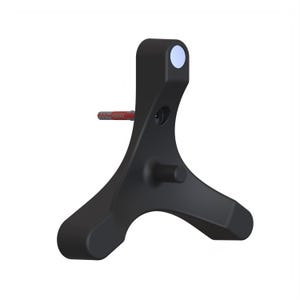 Magnetic bicycle wheel wall mount for disc brake, wheel mount made of plastic, wheel holder