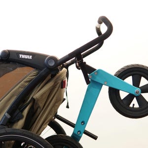Universele houder voor loopfietsen en kinderwagens | compatibel met Croozer, Qeridoo en Cube