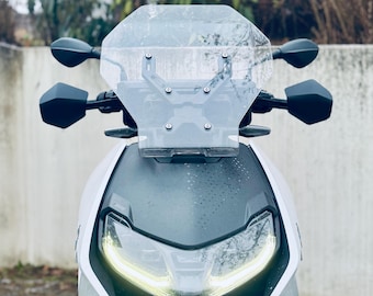 BMW CE 04 Handguards | Premium Wind & Weather Protection Handguards | Design Upgrade Made of Carbon Fiber Plastic | Secure Clamp Fit | Made in Germany