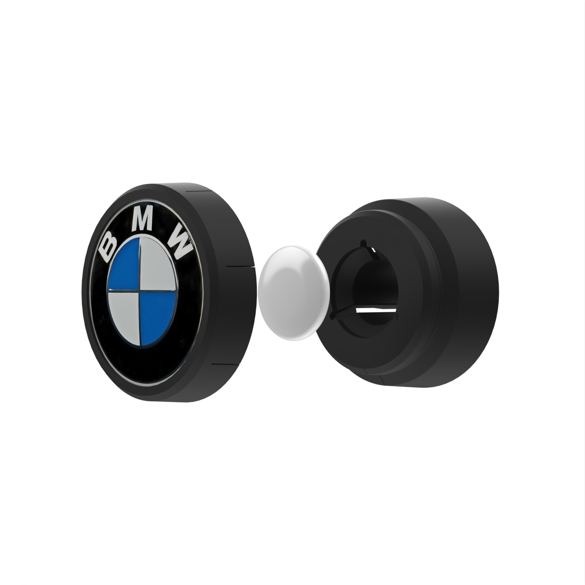 BMW CE 04 AirTag logo cover rear wheel axle, plug-in logo plate with AirTag holder for BMW electric motorcycle accessories