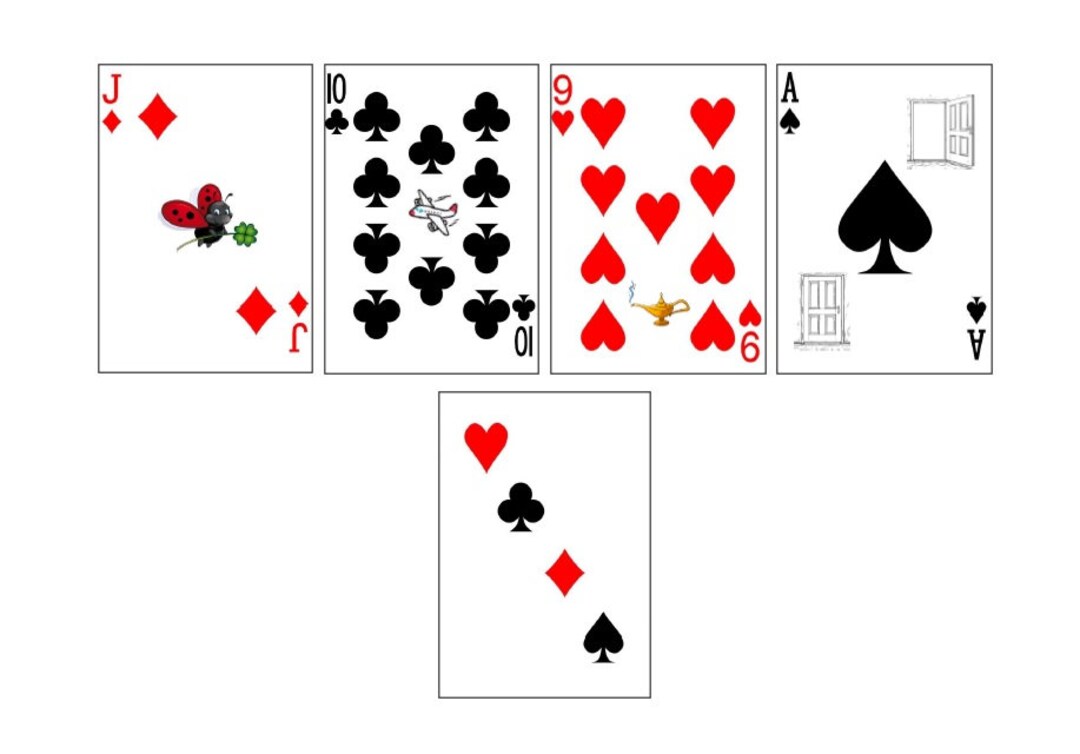 Skat Cards Divination Printable Playing Cards Etsy