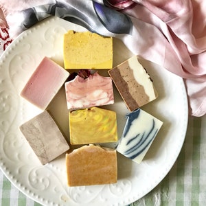 Soap Sample, Handmade Cold Process Soap, All-natural Bath Soap, Gift for Any Occasion, Vegan Soap, 2 Samples Bars for free shipping