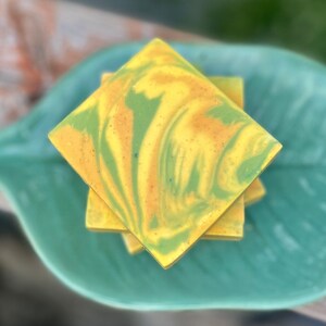 CITRUS BLISS, Handcraft Cold Process Soap, All-natural Bath Soap, Gift for Any Occasion, Vegan Soap, 90g( 3.2oz)