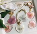 Made to order, BTS resin name charms, “Mermaid”，Resin charm keychain, resin heart keychain, BTS Inspired Keychain, heart acrylic 52mm 