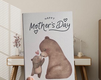 Mama Bear Mother's Day Card – A6 Greeting Card