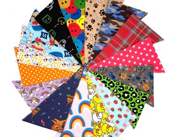 100 Tieback Dog Grooming/ Bandanas Bulk