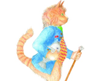 WALKING CAT