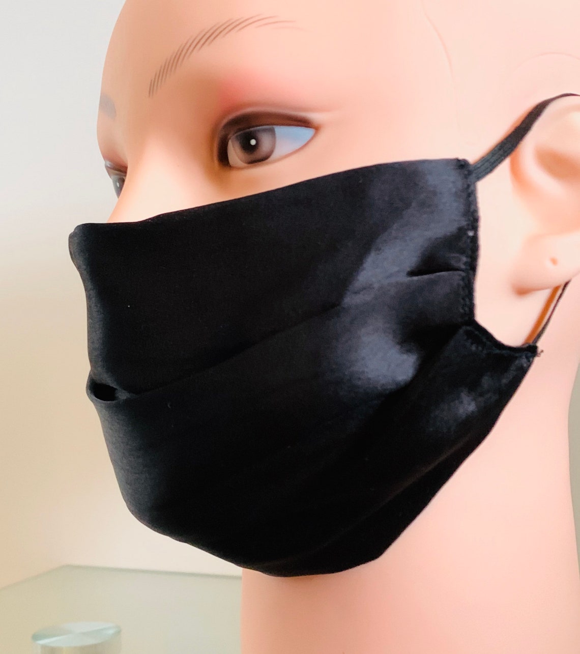 Black Silk MaskHigh Quality Luxurious Face MaskBreathable Etsy