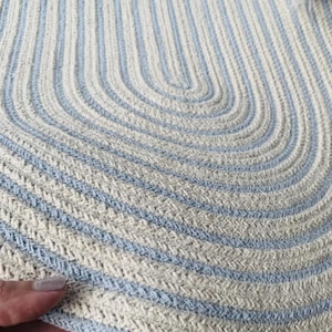 Handmade Cotton Rug 60x120cm: Ultra Soft Absorbent Floor Mat