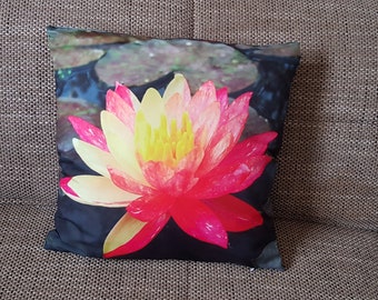 Seerose Wanvisa Nymphaea couverture d’oreiller unique Décor à la maison SUPER CADEAU