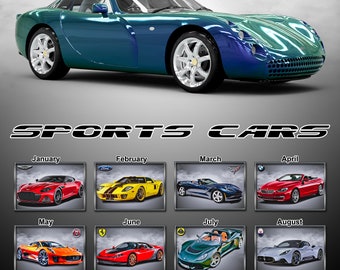 Jdm Car Calendar - Etsy Australia