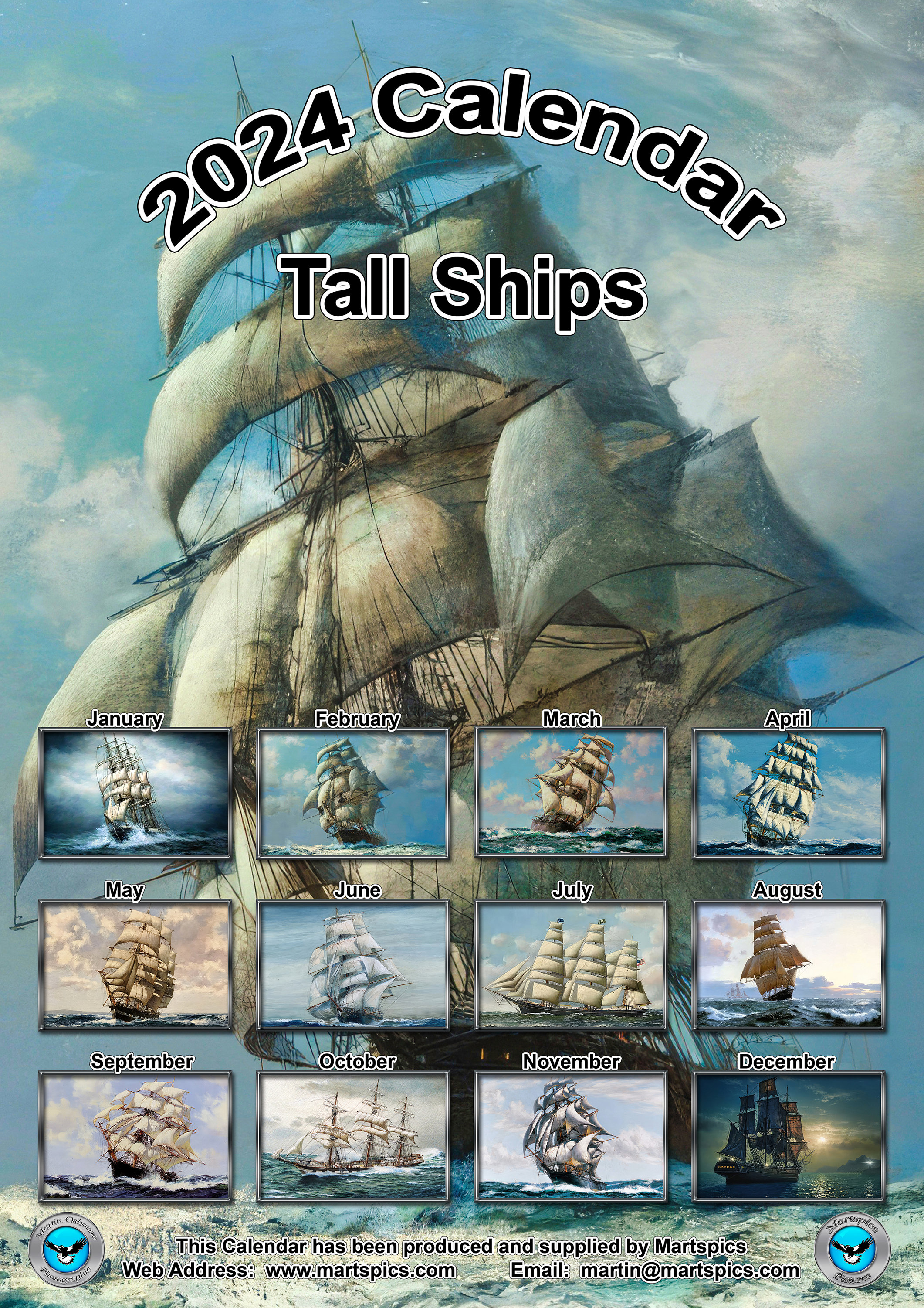 Tall Ships Calendar 2024 Tresa Harriott