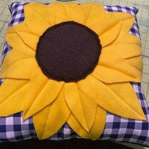 Sunflower Pillow