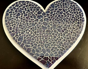 Sparkling Mosaic Heart Panel