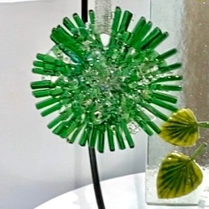 Fused Glass Starburst Ornament image 1