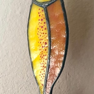 Stained Glass Window Suncatcher Bright Fish image 1