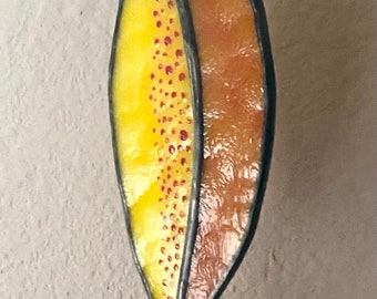 Stained Glass Window Suncatcher - Bright Fish