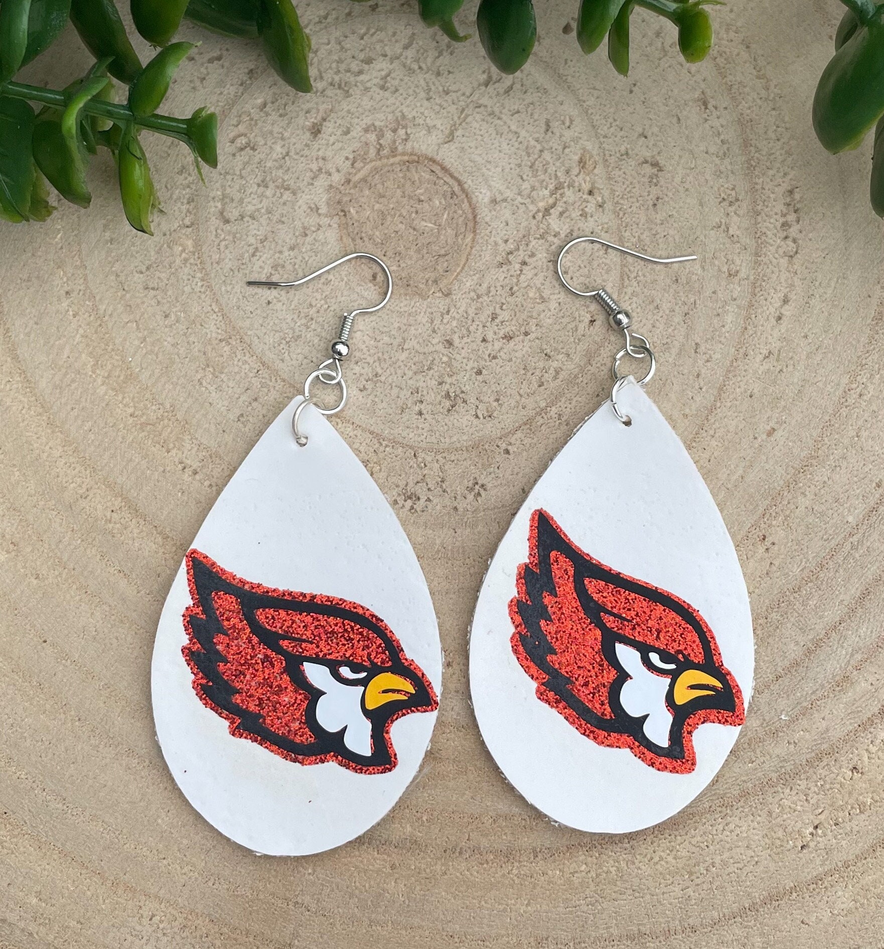 Louisville Cardinals Basketball Earrings