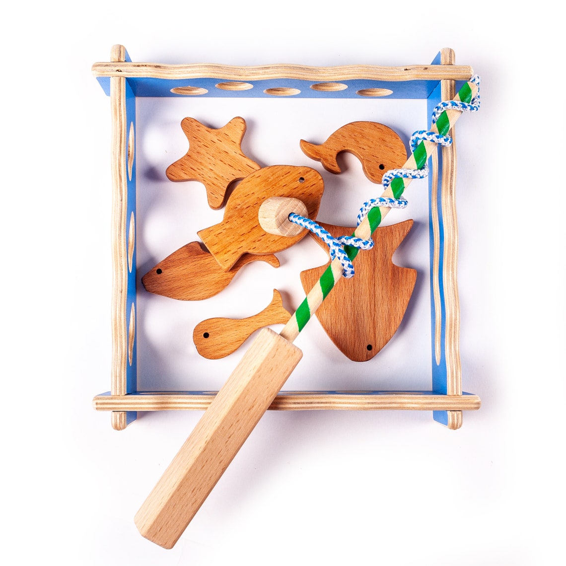 fishing game rod with play toy for girl boy Etsy