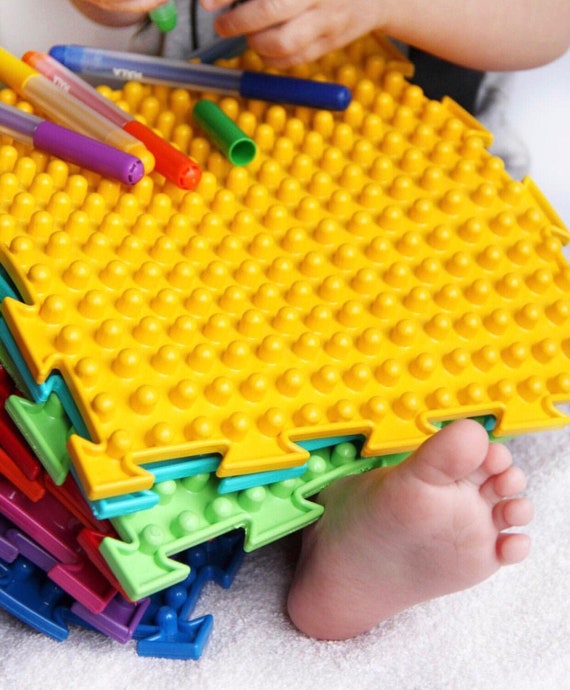 Sensory steps Kids Puzzle Baby Play mat one puzzle piece Etsy