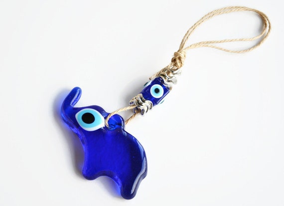 Ciondolo Malocchio In Vetro - Blu Cobalto, Diametro 13cm, Per Protezione - Foto 6