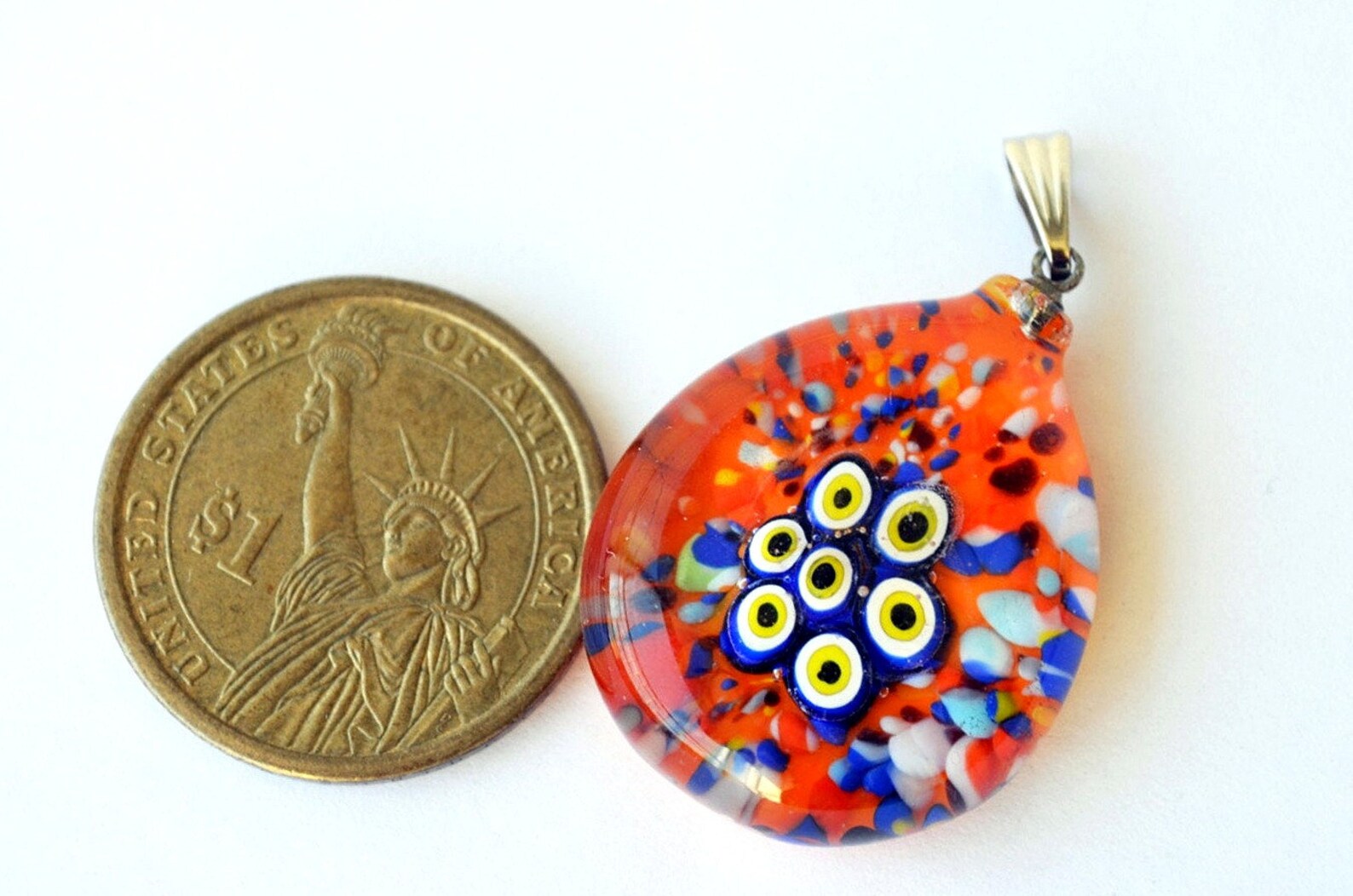 Evil Eye Glass Pendant Murano Glass Evil Eye Pendant Lamp Etsy