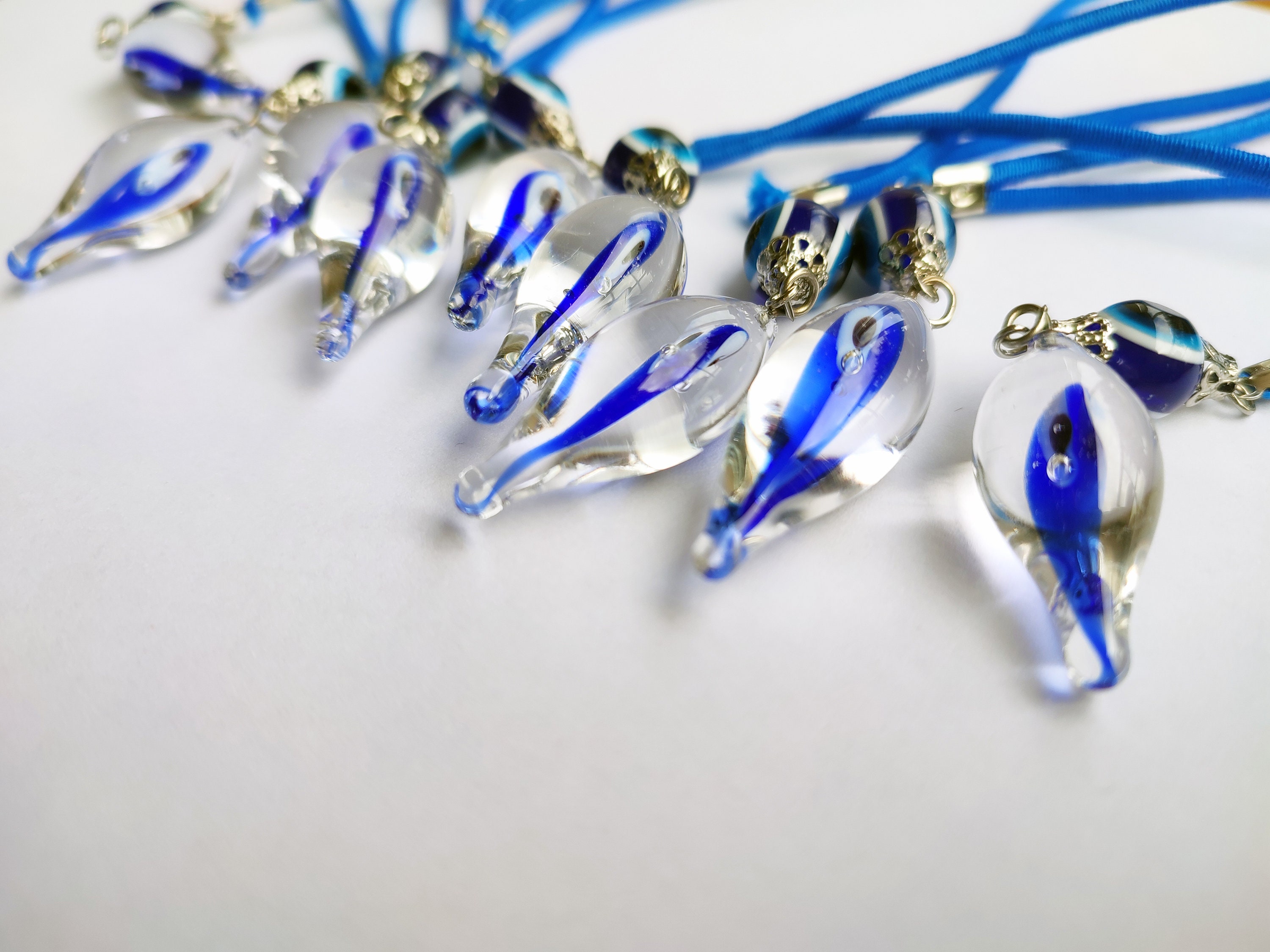 Occhio Turco Appendino Auto - Amuleto Blu Contro Malocchio, Porta Fortuna - Foto 4