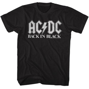 ACDC Back In Black Rock and Roll Music Shirt