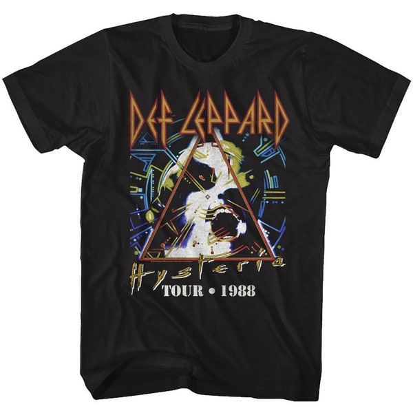 Def Leppard Hysteria Tour 1988 Rock and Roll Music Shirt