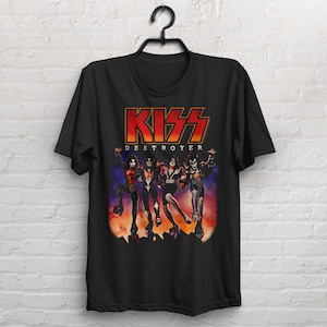 KISS Destroyer Album Rock and Roll Music Shirt