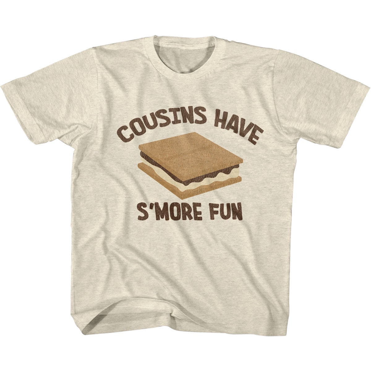Kids Cousins Have S'more Fun Shirt Natural Heather