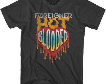 Foreigner Hot Blooded Rock Music Shirt