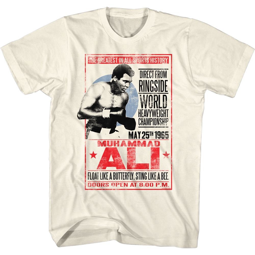 Muhammad Ali Four Squares Womens T-Shirt Tee