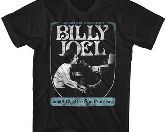 Billy Joel Piano Man Live in Concert Music Shirt
