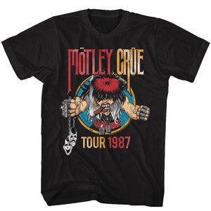 Motley Crue Tour 1987 Rock and Roll Music Shirt