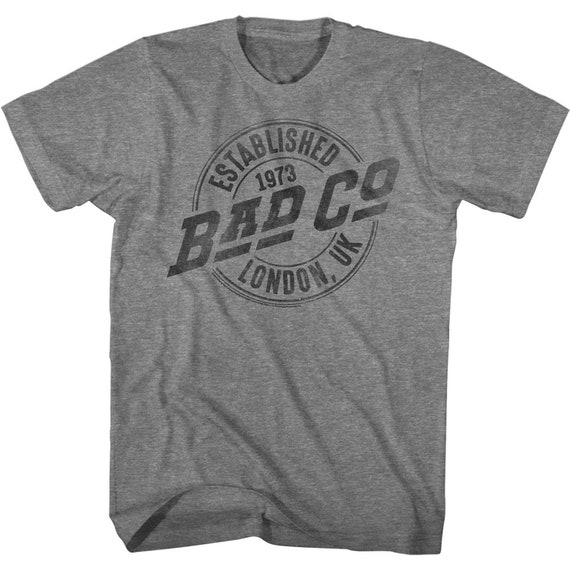 Camiseta Bad Company Logo Vintage, 100% Algodão. - Roquenrou