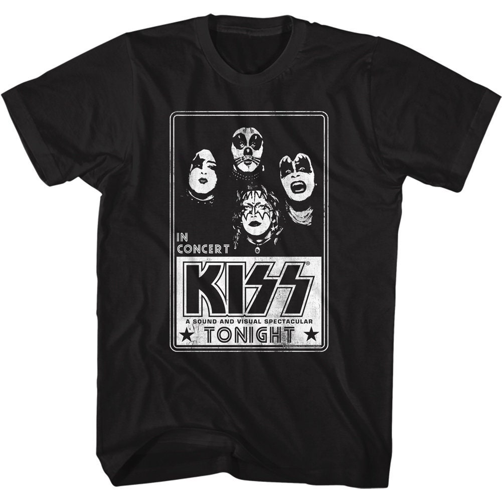 KISS In Concert Rock and Roll Music Shirt