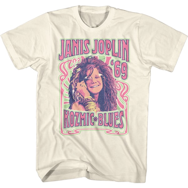 Janis Joplin Kozmic Blues Rock and Roll Music Shirt