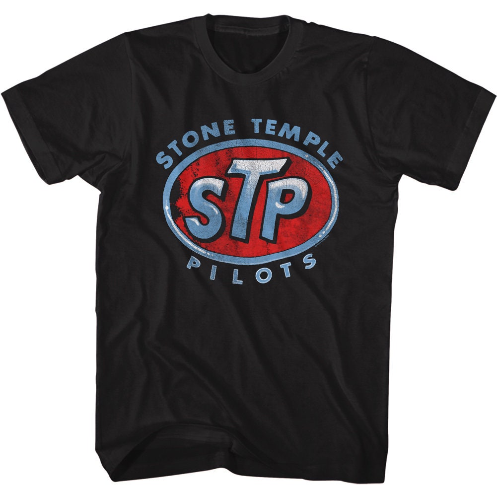 Discover Stone Temple Pilots STP Logo Rock and Roll Musik T-Shirt