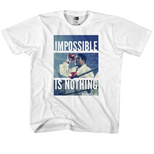 Kids Muhammad Ali Impossible Is Nothing Boxing Youth Toddler Shirt