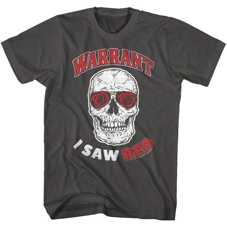 Warrant I Saw Red Rock and Roll Shirt