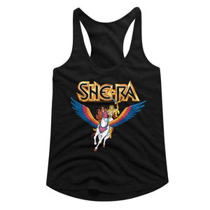 She Ra Princess of Power He Man and the Masters of the Universe TV Racerback