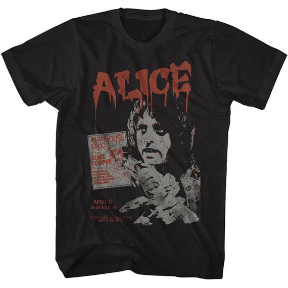 Alice Cooper Madhouse Rock Rock Music Shirt Etsy Singapore