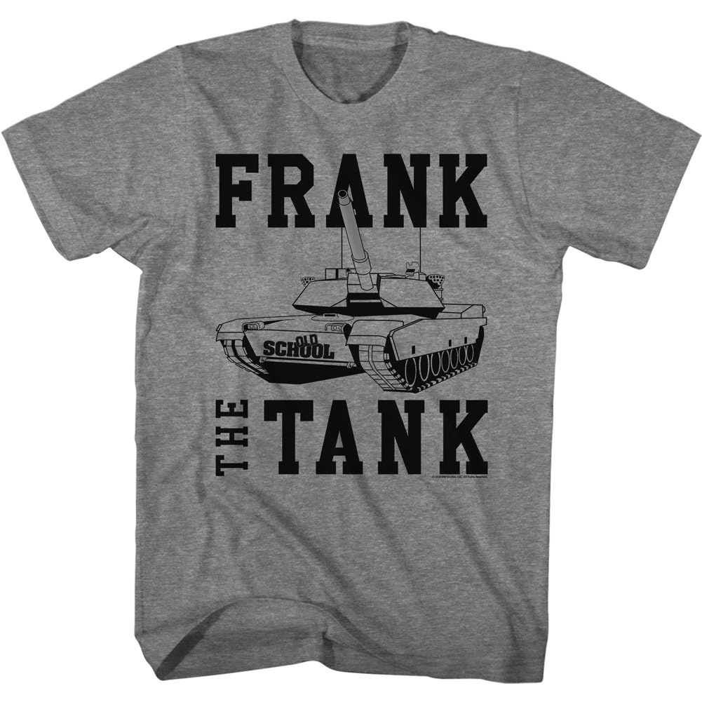 Old School Frank THE TANK Recard Black & White Bust Photo Men's T