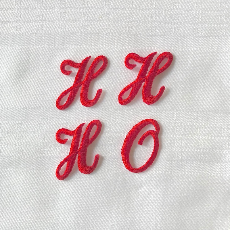 Red Script Fabric - Etsy