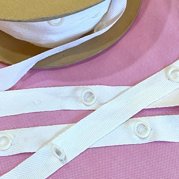 6 yds Roman Shade 1” Ring Tape with rings 5” apart Roman Shade Supply