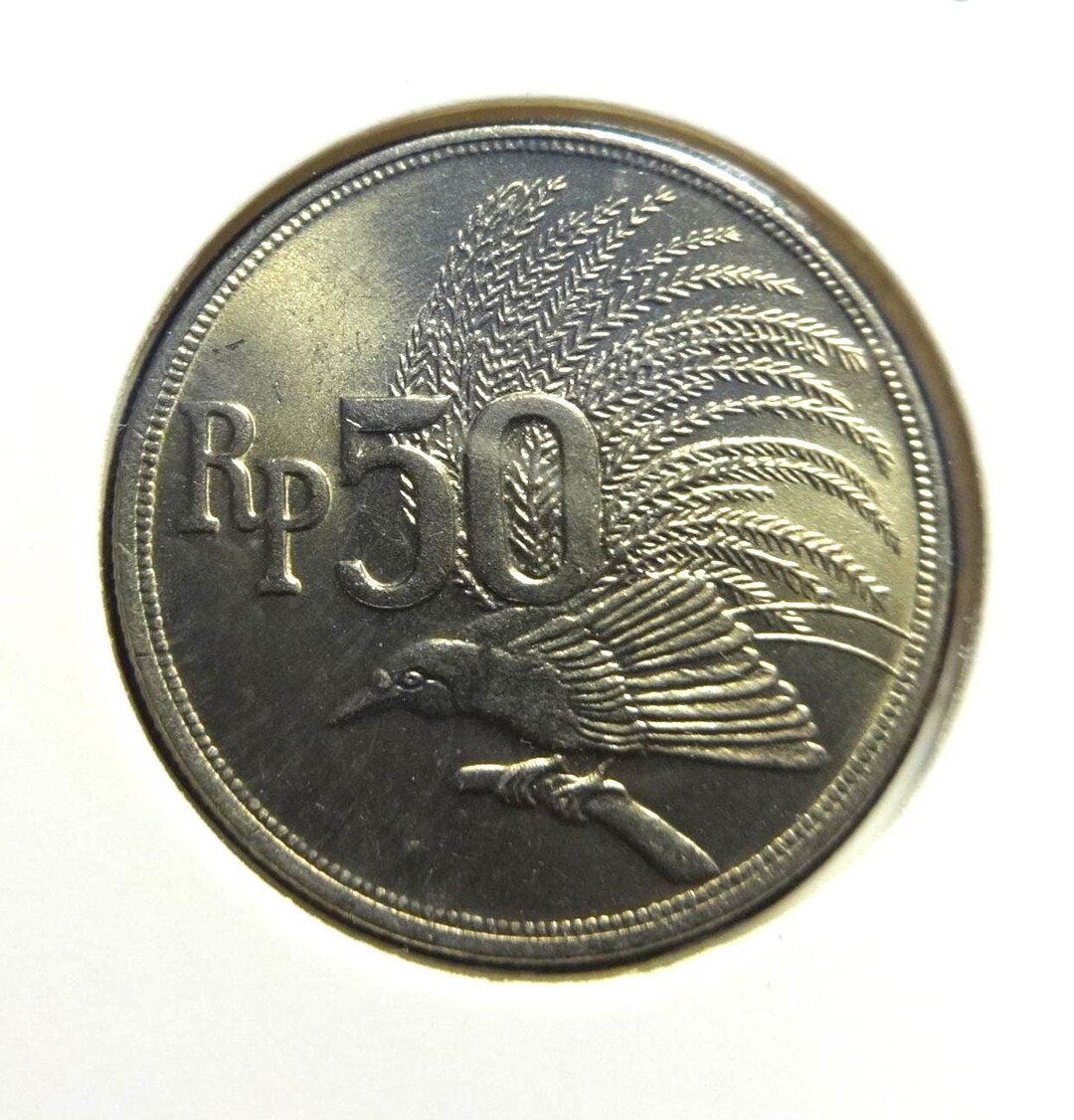 Indonesia 1971 *mint* 50 Rupiah - Etsy