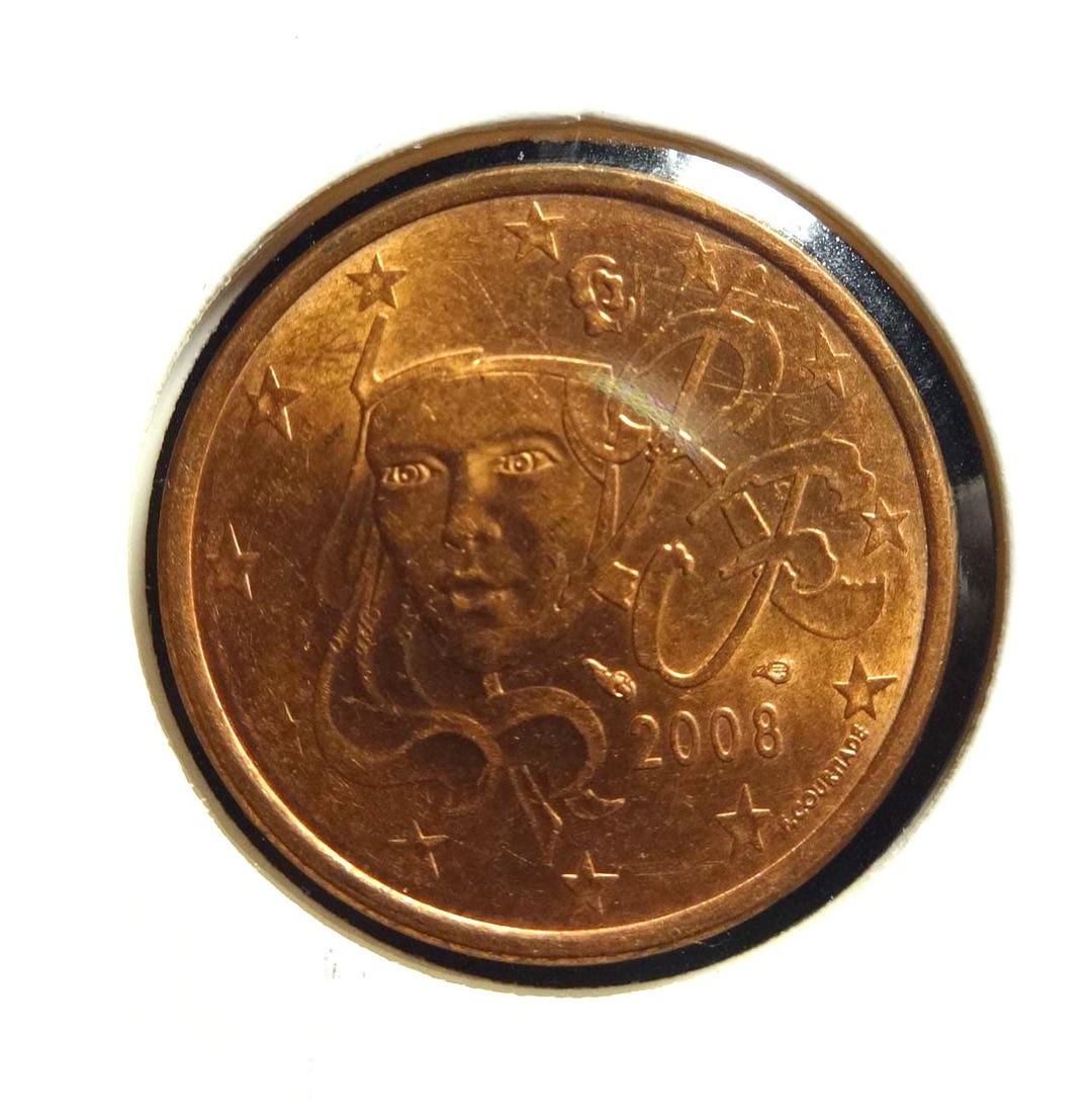 フランス 2008 5セントユーロ - Etsy 日本