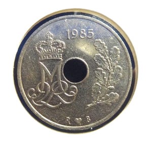 Denemarken 1985 25 Ore KM #861